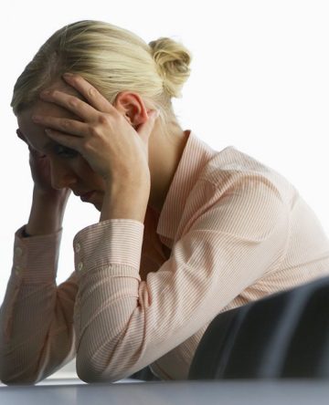 worried woman