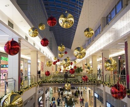 Mall at Christmas